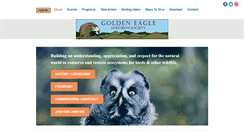 Desktop Screenshot of goldeneagleaudubon.org